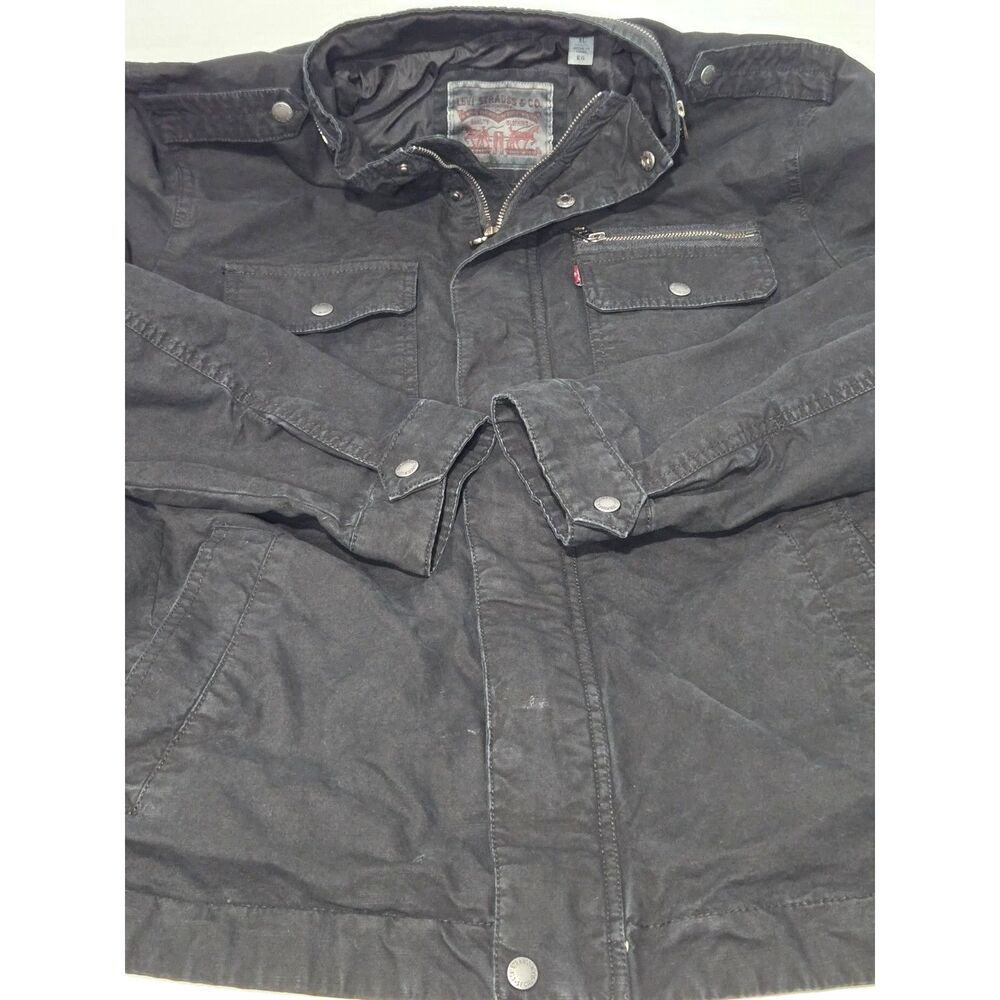 Levi's Field Jacket | Men's Size XL | Black Cotton Military Cargo Coat
